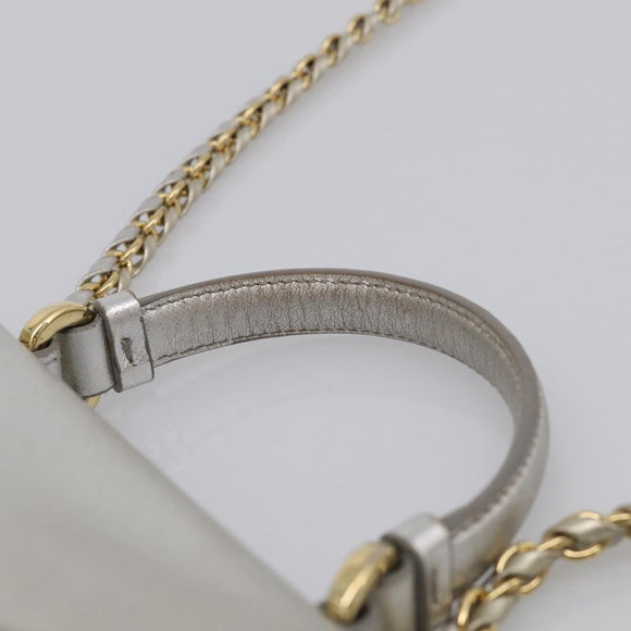 Salvatore Ferragamo Vala Hand Bag Leather 2way Gold Auth ka7067