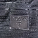 PRADA Shoulder Bag Leather Black Silver Auth ka7071V-18