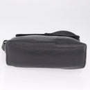 LOUIS VUITTON LV Cup V Line Cross Bag Leather Navy Silver M50443 LV Auth ka7072-10
