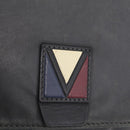 LOUIS VUITTON LV Cup V Line Cross Bag Leather Navy Silver M50443 LV Auth ka7072-16