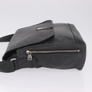 LOUIS VUITTON LV Cup V Line Cross Bag Leather Navy Silver M50443 LV Auth ka7072-5