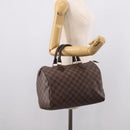 LOUIS VUITTON Damier Ebene Speedy 30 Hand Bag N41364 LV Auth ka7073A-21