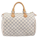 LOUIS VUITTON Damier Azur Speedy 30 Hand Bag N41533 LV Auth ka7075-2