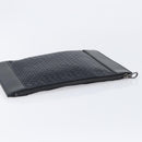 Bottega Veneta INTRECCIATO Clutch Bag Leather Black Auth ka7076-6