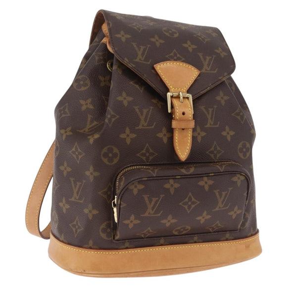 LOUIS VUITTON Monogram Montsouris MM Backpack M51136 LV Auth ka7078V