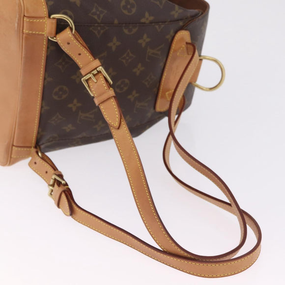 LOUIS VUITTON Monogram Montsouris MM Backpack M51136 LV Auth ka7078V