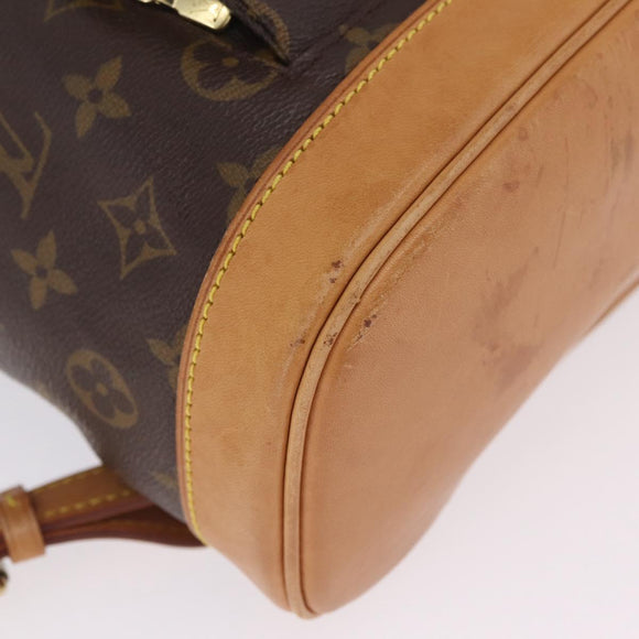 LOUIS VUITTON Monogram Montsouris MM Backpack M51136 LV Auth ka7078V