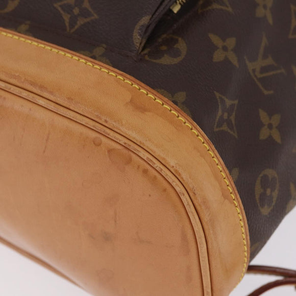 LOUIS VUITTON Monogram Montsouris MM Backpack M51136 LV Auth ka7078V