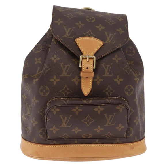 LOUIS VUITTON Monogram Montsouris MM Backpack M51136 LV Auth ka7078V