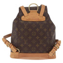 LOUIS VUITTON Monogram Montsouris MM Backpack M51136 LV Auth ka7078V-3