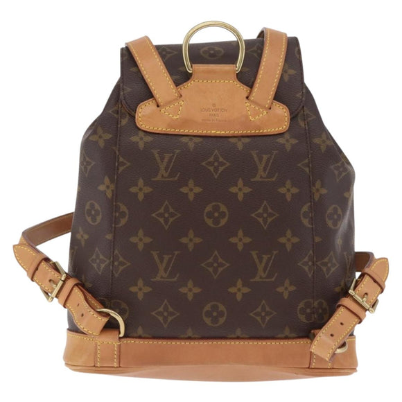 LOUIS VUITTON Monogram Montsouris MM Backpack M51136 LV Auth ka7078V