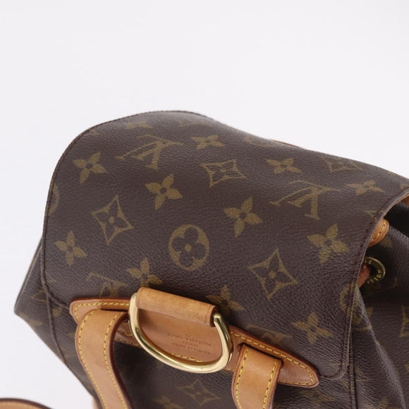 LOUIS VUITTON Monogram Montsouris MM Backpack M51136 LV Auth ka7078V