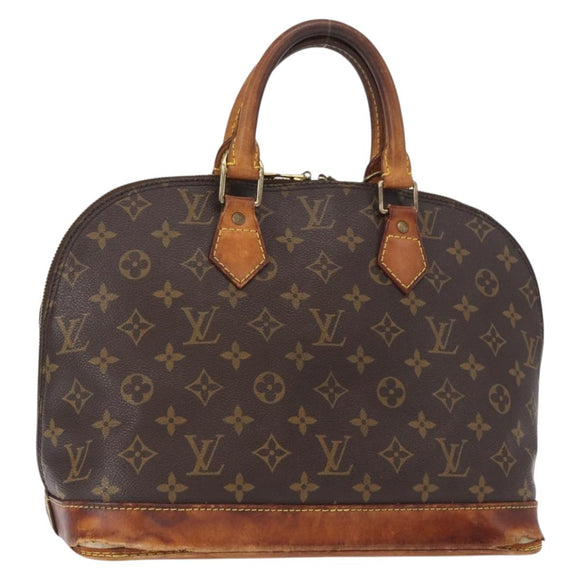 LOUIS VUITTON Monogram Alma Hand Bag M51130 LV Auth ka708