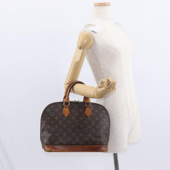 LOUIS VUITTON Monogram Alma Hand Bag M51130 LV Auth ka708