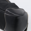 PRADA Hand Bag Nylon Black Silver Auth ka7080V-12