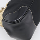 PRADA Hand Bag Nylon Black Silver Auth ka7080V-13
