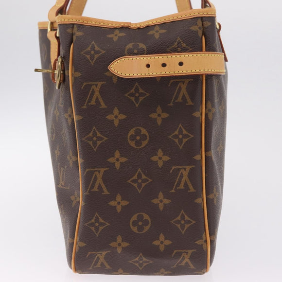 LOUIS VUITTON Monogram Batignolles Horizontal Tote Bag M51154 LV Auth ka7082A