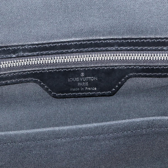 LOUIS VUITTON Taiga Leather Thai Meal Shoulder Bag Ardoise M30862 LV Auth ka7083