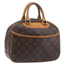 LOUIS VUITTON Monogram Trouville Hand Bag M42228 LV Auth ka7085-1