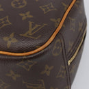 LOUIS VUITTON Monogram Trouville Hand Bag M42228 LV Auth ka7085-10