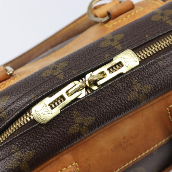 LOUIS VUITTON Monogram Trouville Hand Bag M42228 LV Auth ka7085