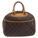 LOUIS VUITTON Monogram Trouville Hand Bag M42228 LV Auth ka7085-2