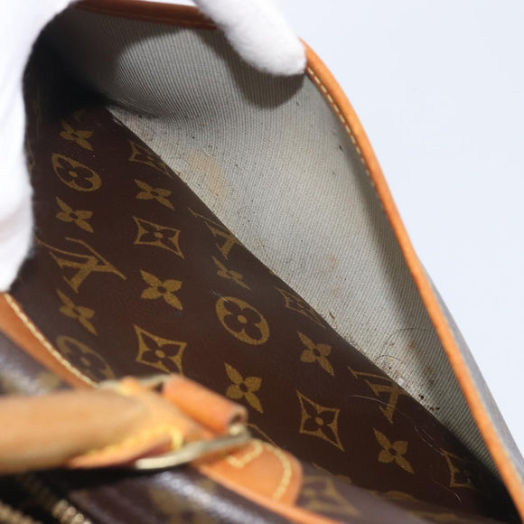 LOUIS VUITTON Monogram Trouville Hand Bag M42228 LV Auth ka7085