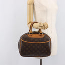 LOUIS VUITTON Monogram Trouville Hand Bag M42228 LV Auth ka7085-26