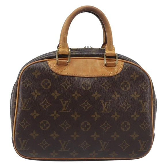 LOUIS VUITTON Monogram Trouville Hand Bag M42228 LV Auth ka7085