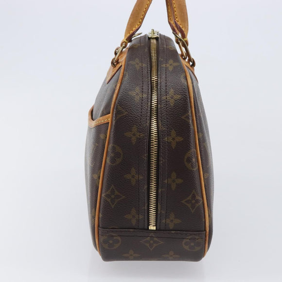 LOUIS VUITTON Monogram Trouville Hand Bag M42228 LV Auth ka7085