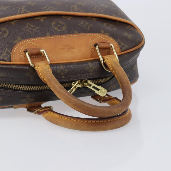 LOUIS VUITTON Monogram Trouville Hand Bag M42228 LV Auth ka7085