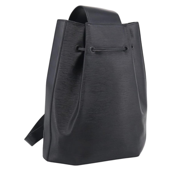 LOUIS VUITTON Epi Sac A Dos Shoulder Bag Black M80153 LV Auth ka7087