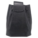 LOUIS VUITTON Epi Sac A Dos Shoulder Bag Black M80153 LV Auth ka7087-2
