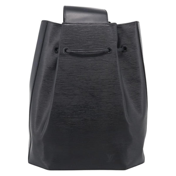LOUIS VUITTON Epi Sac A Dos Shoulder Bag Black M80153 LV Auth ka7087