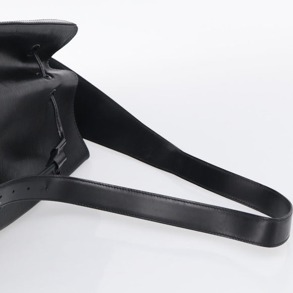 LOUIS VUITTON Epi Sac A Dos Shoulder Bag Black M80153 LV Auth ka7087