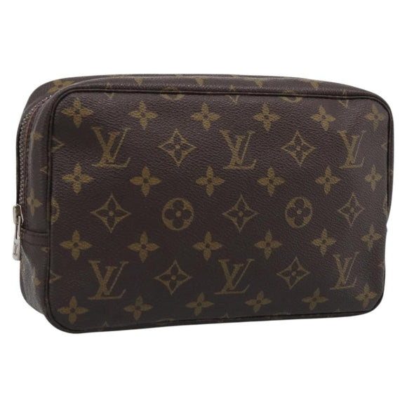 LOUIS VUITTON Monogram Trousse Toilette 23 Clutch Bag M47524 LV Auth ka7089