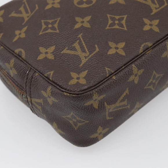 LOUIS VUITTON Monogram Trousse Toilette 23 Clutch Bag M47524 LV Auth ka7089