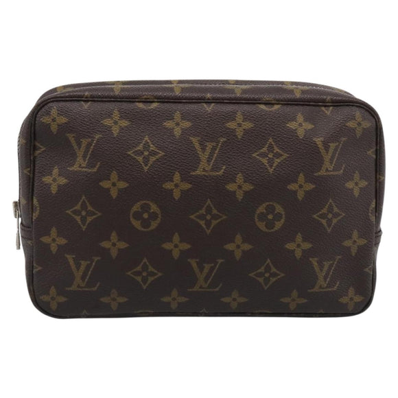 LOUIS VUITTON Monogram Trousse Toilette 23 Clutch Bag M47524 LV Auth ka7089