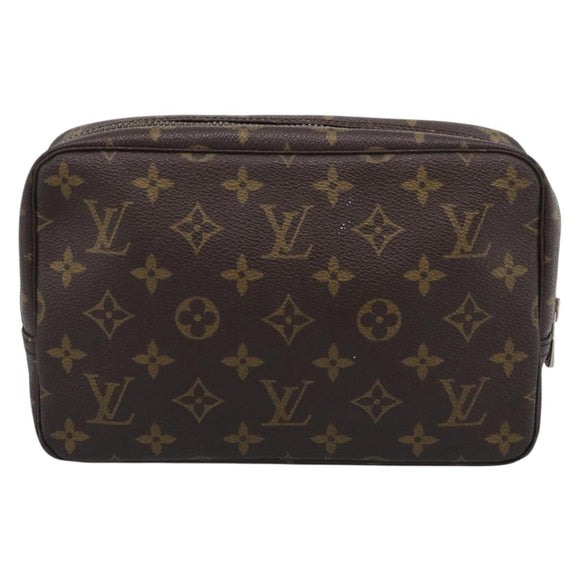 LOUIS VUITTON Monogram Trousse Toilette 23 Clutch Bag M47524 LV Auth ka7089