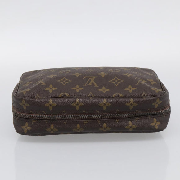 LOUIS VUITTON Monogram Trousse Toilette 23 Clutch Bag M47524 LV Auth ka7089