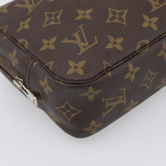 LOUIS VUITTON Monogram Trousse Toilette 23 Clutch Bag M47524 LV Auth ka7089