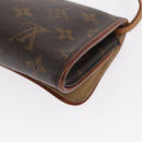 LOUIS VUITTON Monogram Pochette Twin GM Shoulder Bag M51852 LV Auth ka709-17