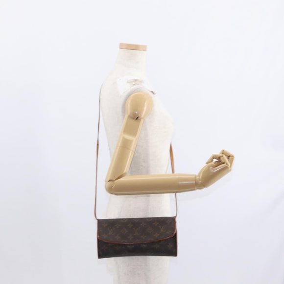 LOUIS VUITTON Monogram Pochette Twin GM Shoulder Bag M51852 LV Auth ka709
