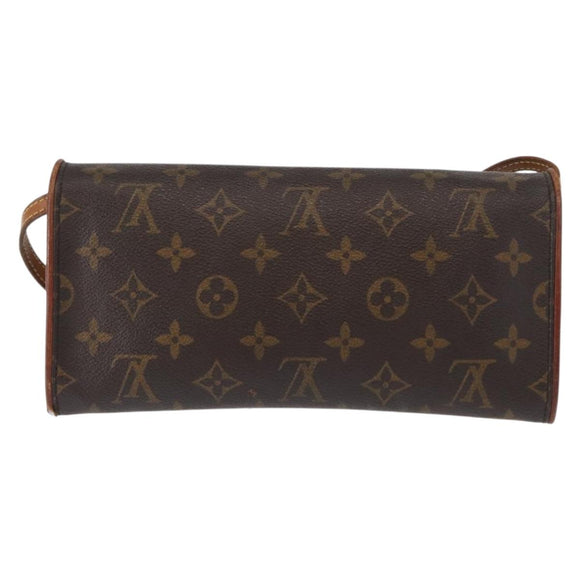 LOUIS VUITTON Monogram Pochette Twin GM Shoulder Bag M51852 LV Auth ka709
