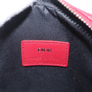 Christian Dior Trotter Canvas Oblique Galaxy Bag Leather Red Silver Auth ka7091M-16