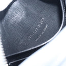 Saint Laurent Blogger Shoulder Bag Leather Light Blue Silver Auth ka7092A-28