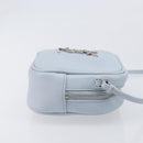 Saint Laurent Blogger Shoulder Bag Leather Light Blue Silver Auth ka7092A-4