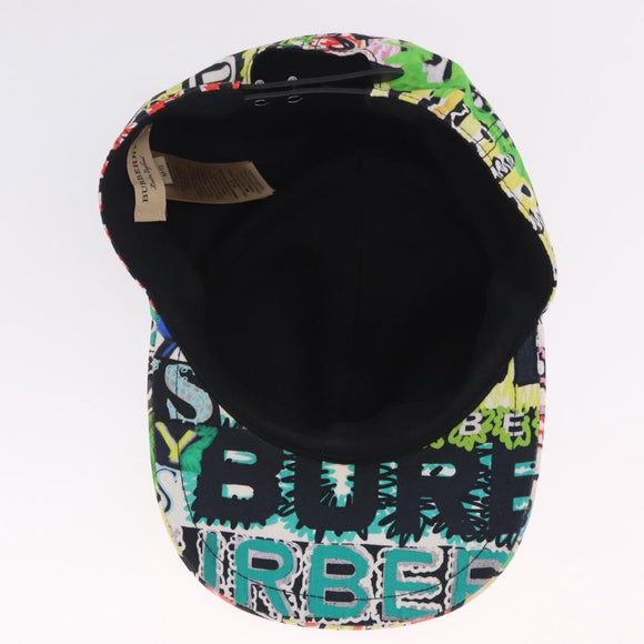 BURBERRY Cap Cotton M Multicolor Auth ka7093M