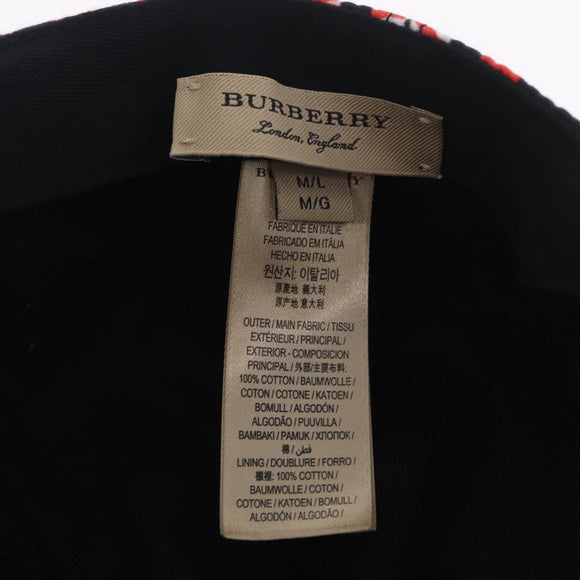 BURBERRY Cap Cotton M Multicolor Auth ka7093M