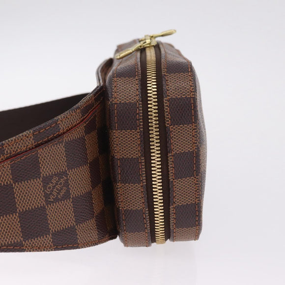 LOUIS VUITTON Damier Ebene Geronimos Shoulder Bag N51994 LV Auth ka7094A